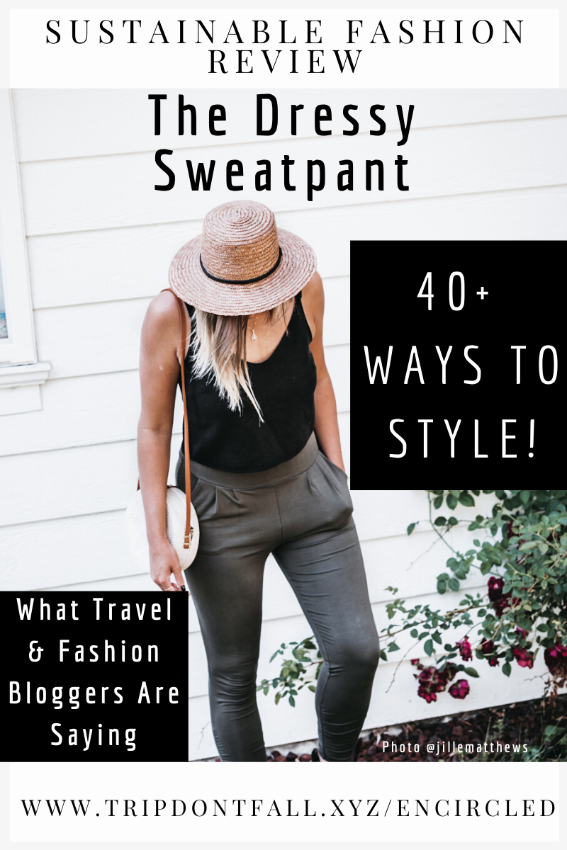 How to wear dressy sweatpants, wfh style, zoom style