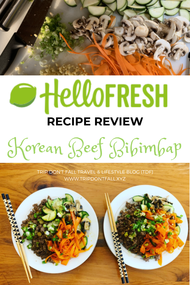 Hello Fresh Recipe Review Korean Beef Bibimbap