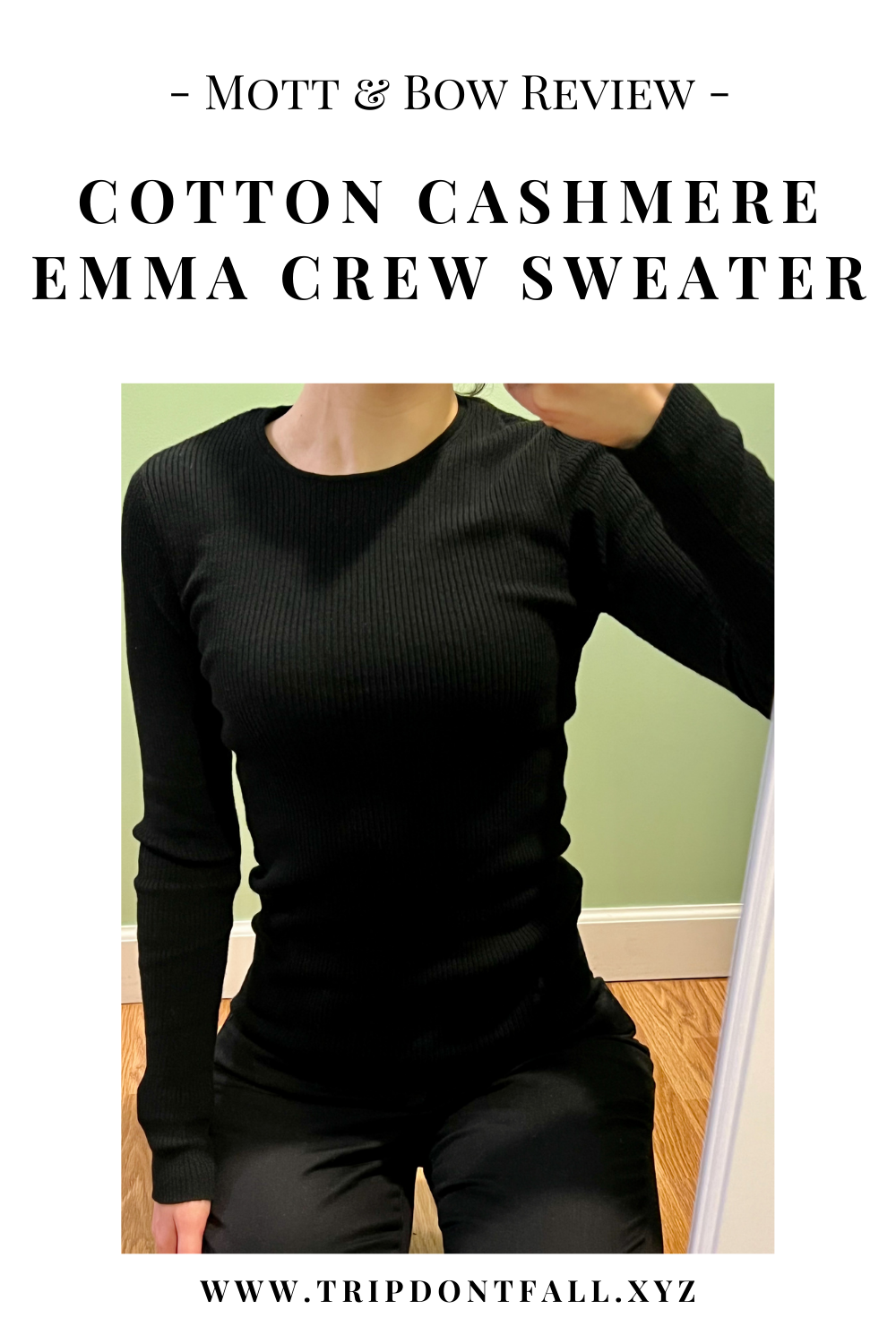 Mott And Bow Cashmere Cotton Crew Neck Fitted Sweater Review