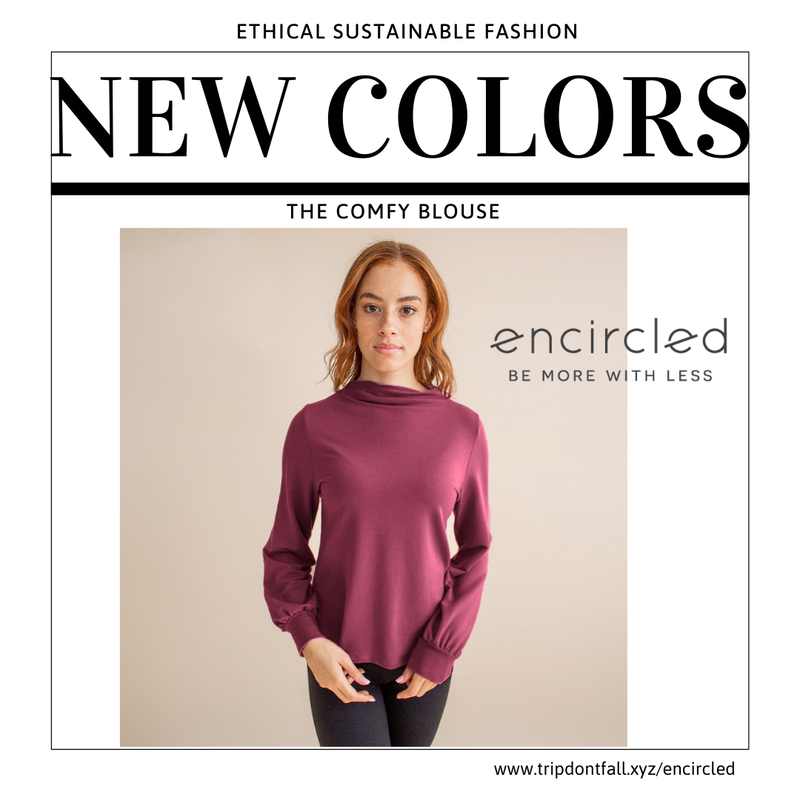 Encircled - The Comfy Blouse Review Canadian Sustainable Slow Fashion Brand