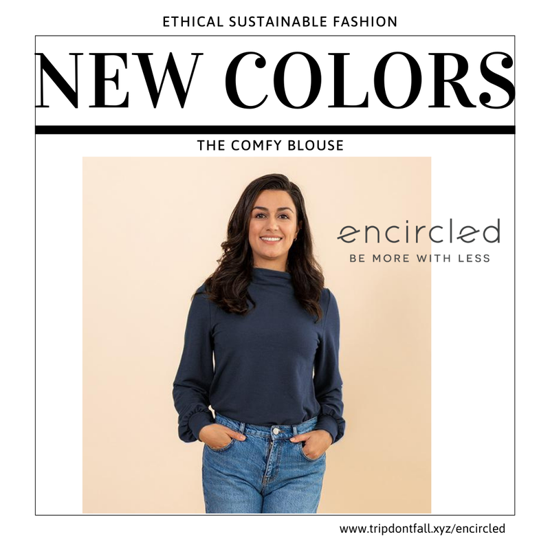 Encircled - The Comfy Blouse Review Canadian Sustainable Slow Fashion Brand