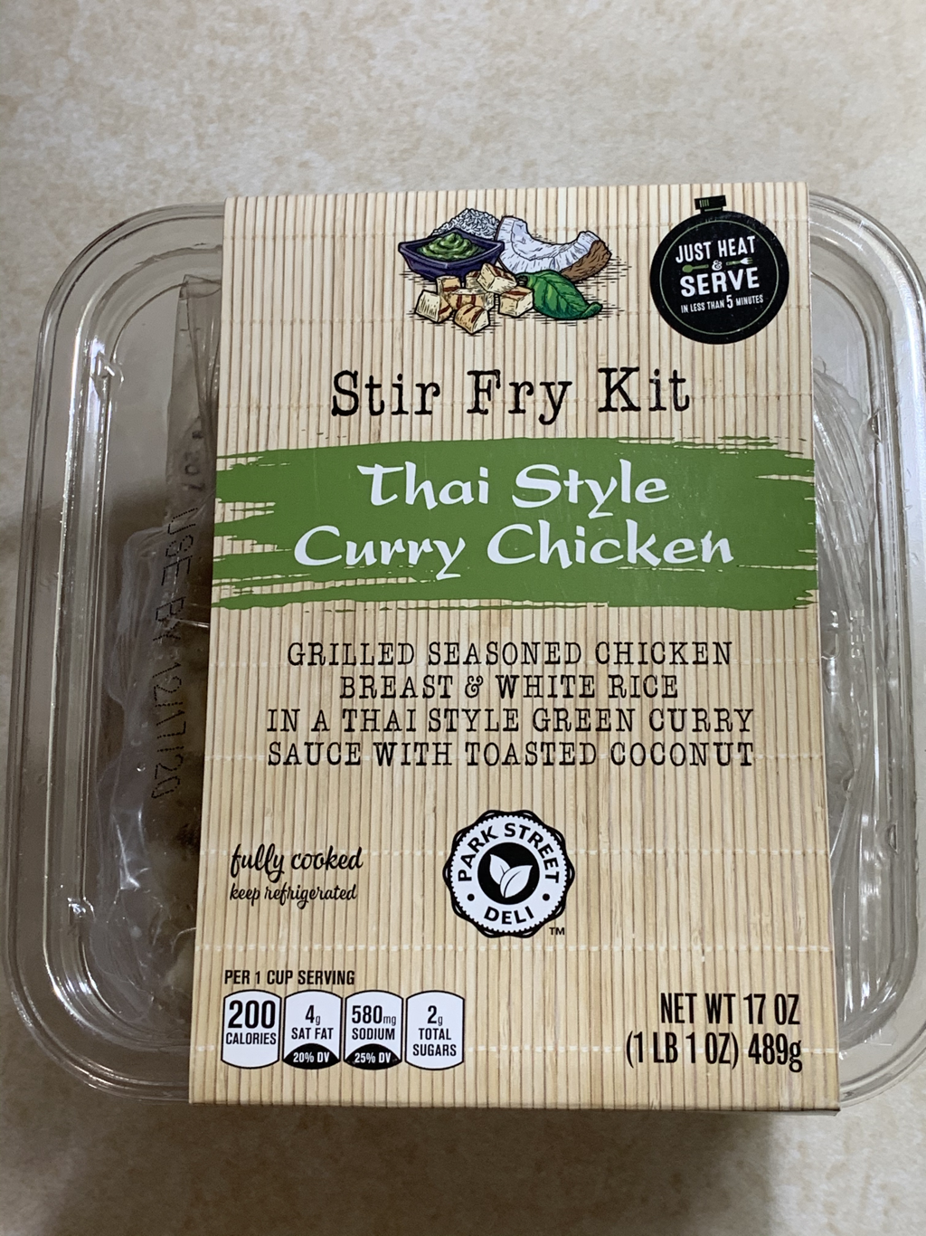Aldi Review Thai Style Curry Chicken Stir Fry Kit