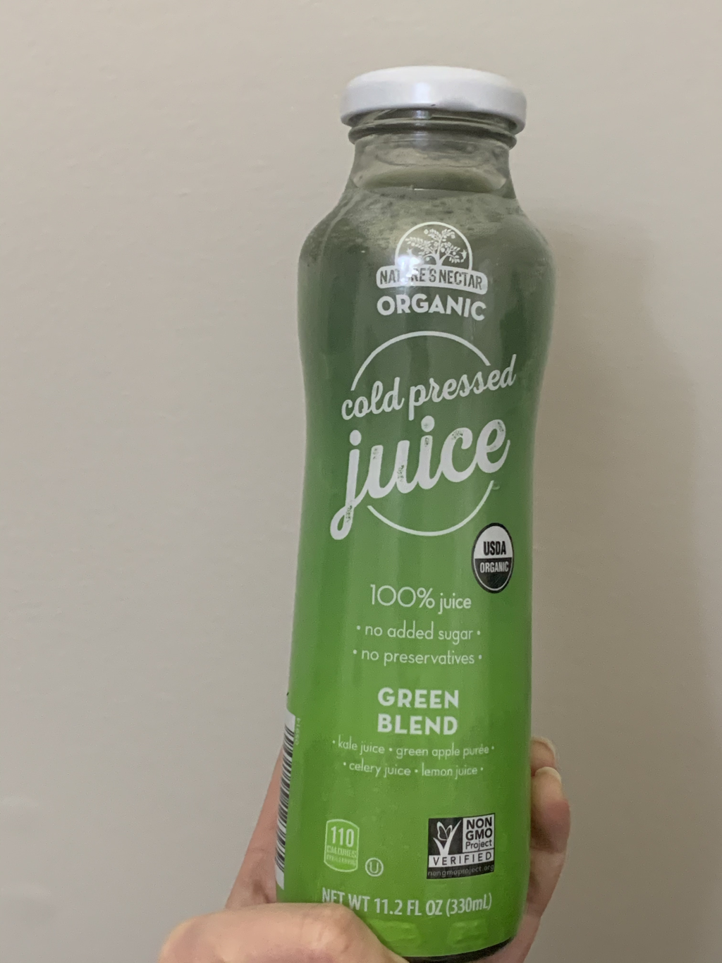 Aldi Nature's Nectar Organic Cold Pressed Juice - Green Blend Review