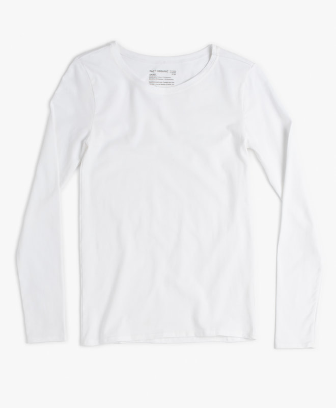 Pact Organic Cotton Stretch Fit Long Sleeve Tee Review - TDF Life & Style Blog