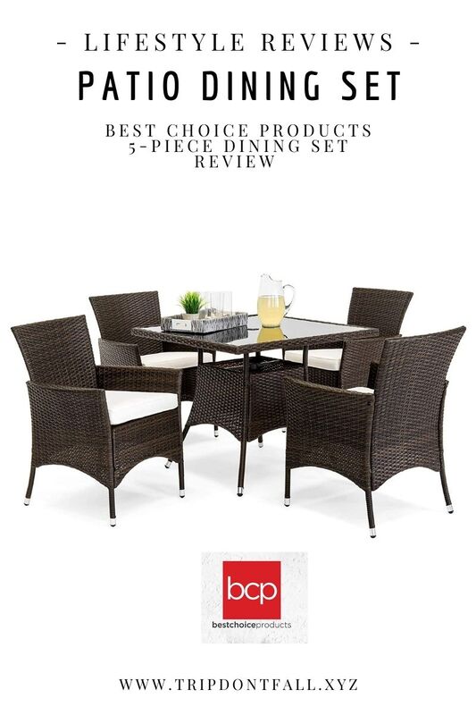 Best Choice Products 5-Piece Wicker Dining Set Patio Furniture Review