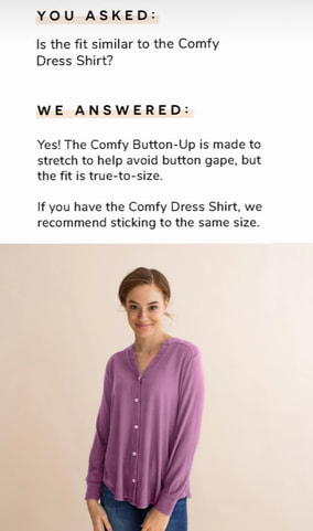 The Comfy Button Up Review Encircled Clothing Review