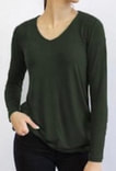 Encircled Clothing Review Fair Long Sleeve in Forest Green January Closet Audit Capsule Wardrobe