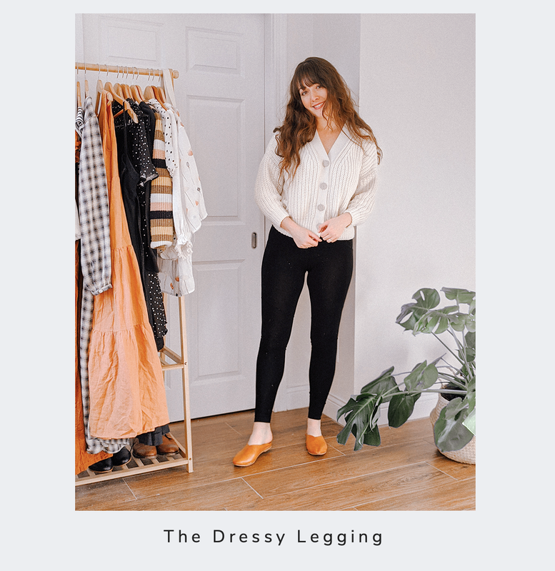 100% Made in Toronto Canada Sustainable Clothing - The Dressy Legging by Encircled 