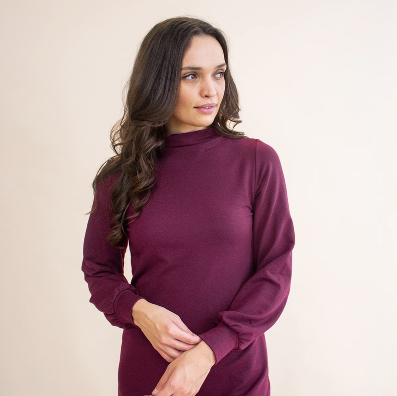 The Comfy Puff Sleeve Dress - Encircled Clothing Reviews 
