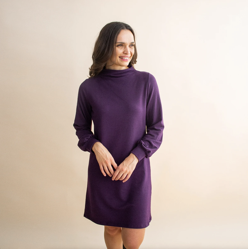 The Comfy Puff Sleeve Dress - Encircled Clothing Reviews 
