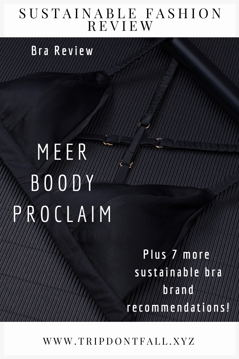 Sustainable Bra Review: Meer Bra, Boody Wear Bras, Proclaim Tencel Bra